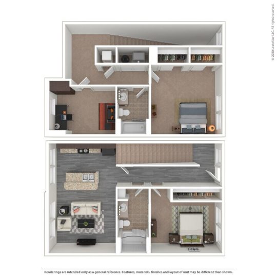 946 MLK Floor Plan B1 3 Bed 2 Bath 1509 sqft