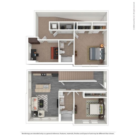 946 MLK Floor Plan B3 3 Bed 2 Bath 1594 sqft