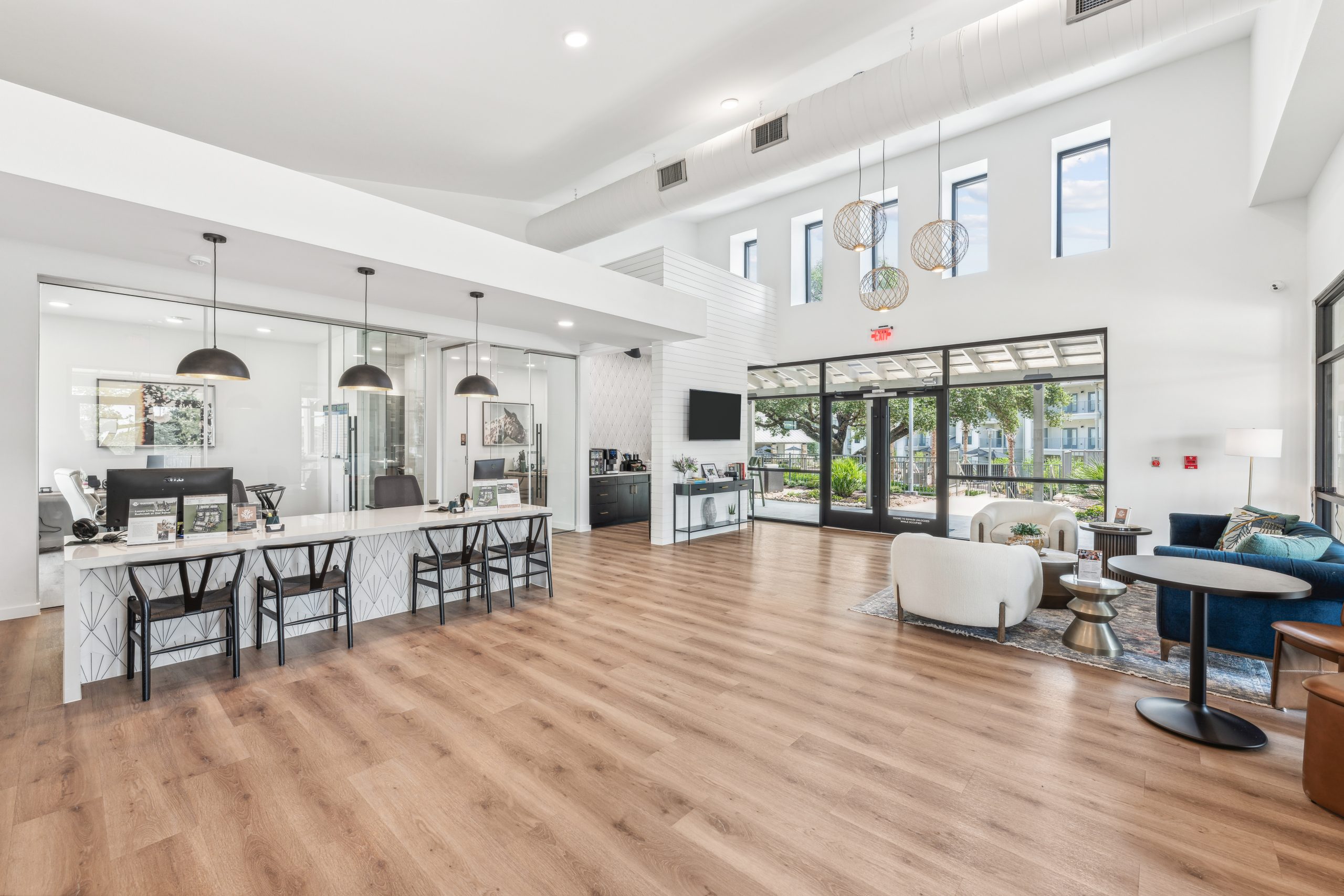 the living room at The Rushcreek
