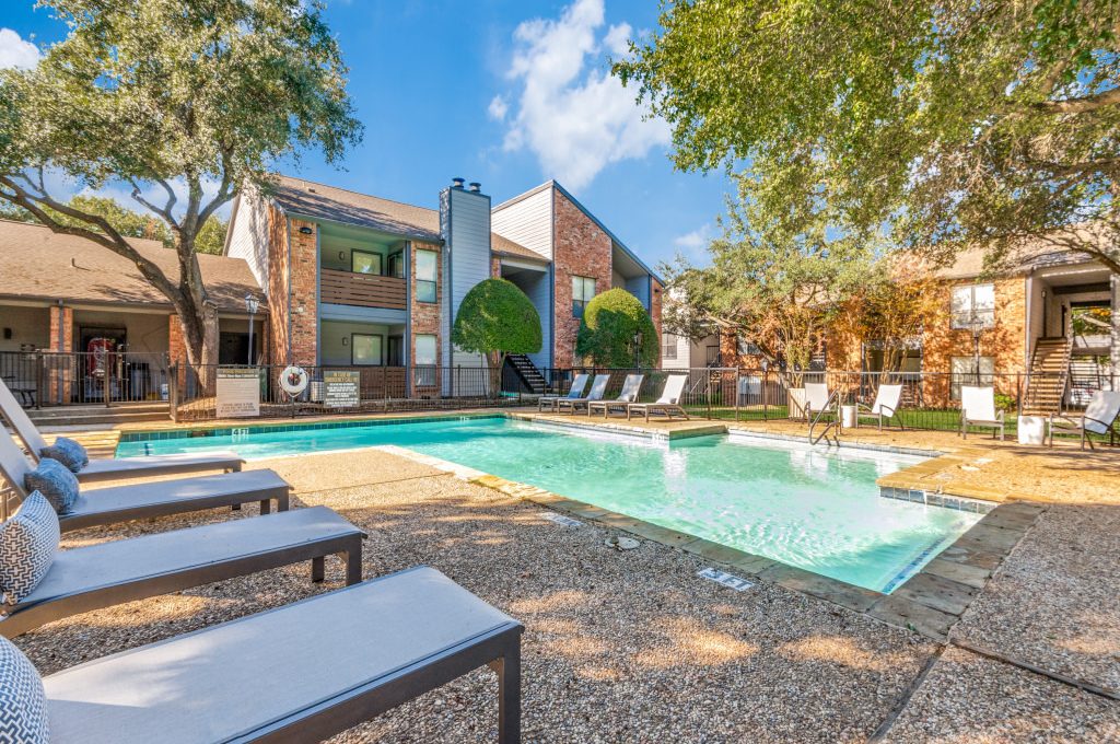 pool at The Falltree Apartments