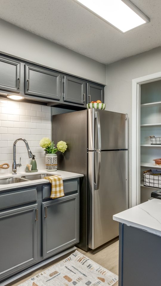 kitchen at The  Reid Apartments