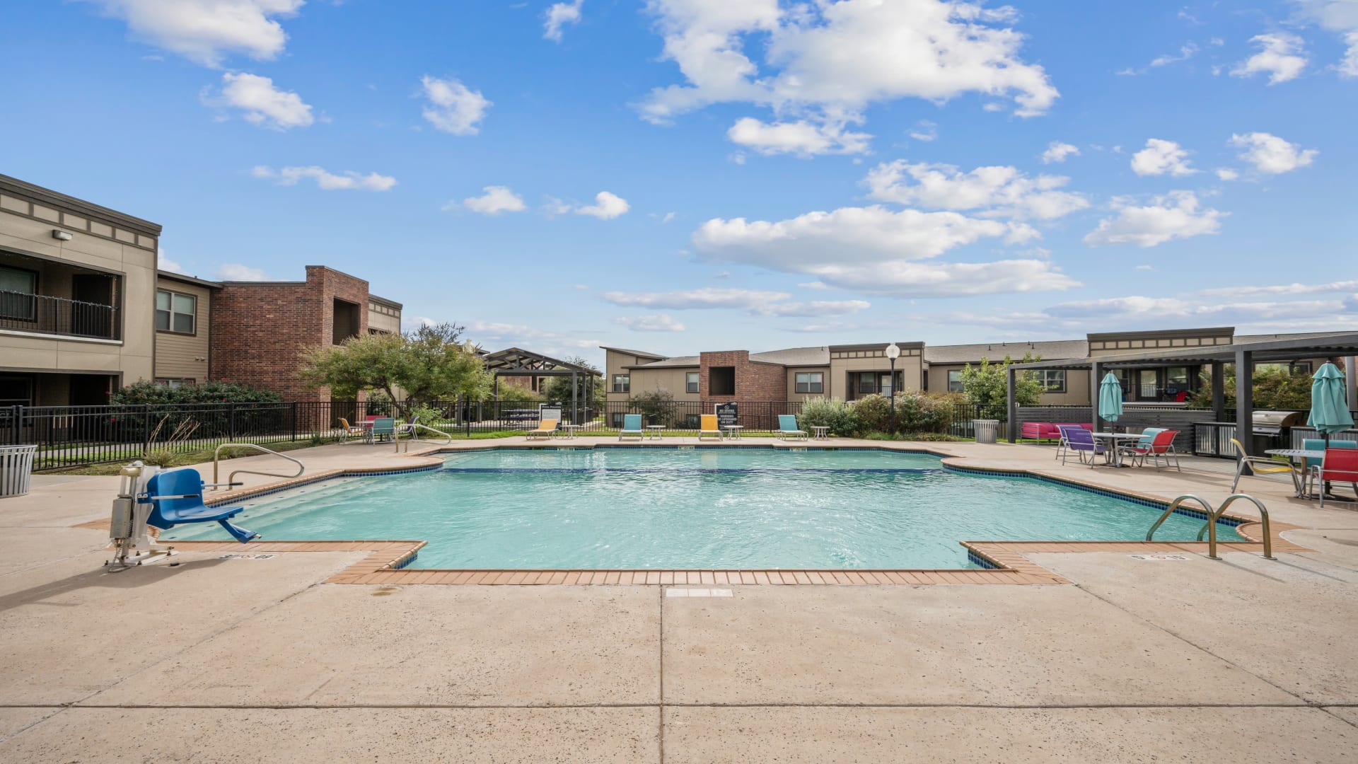 the pool at The  BLVD