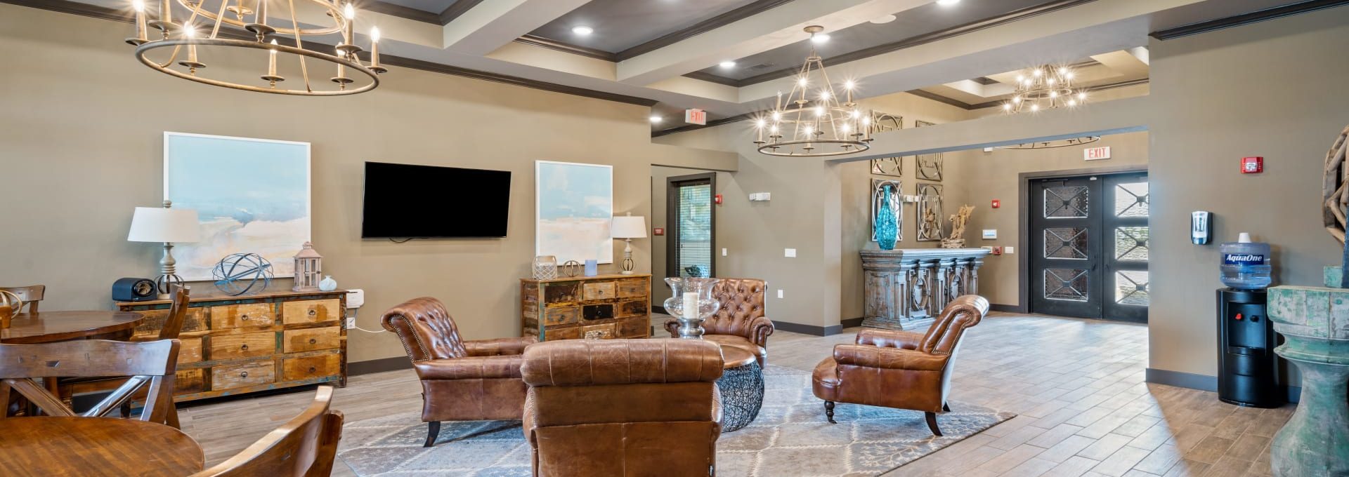 the lobby at The  BLVD