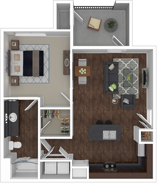 The Glenmore - 3D Plan