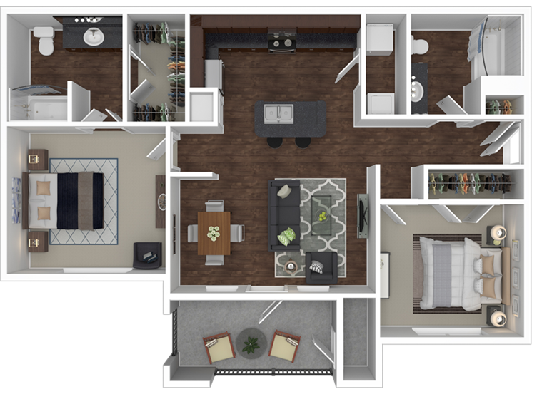 The Pecan - 3D Plan