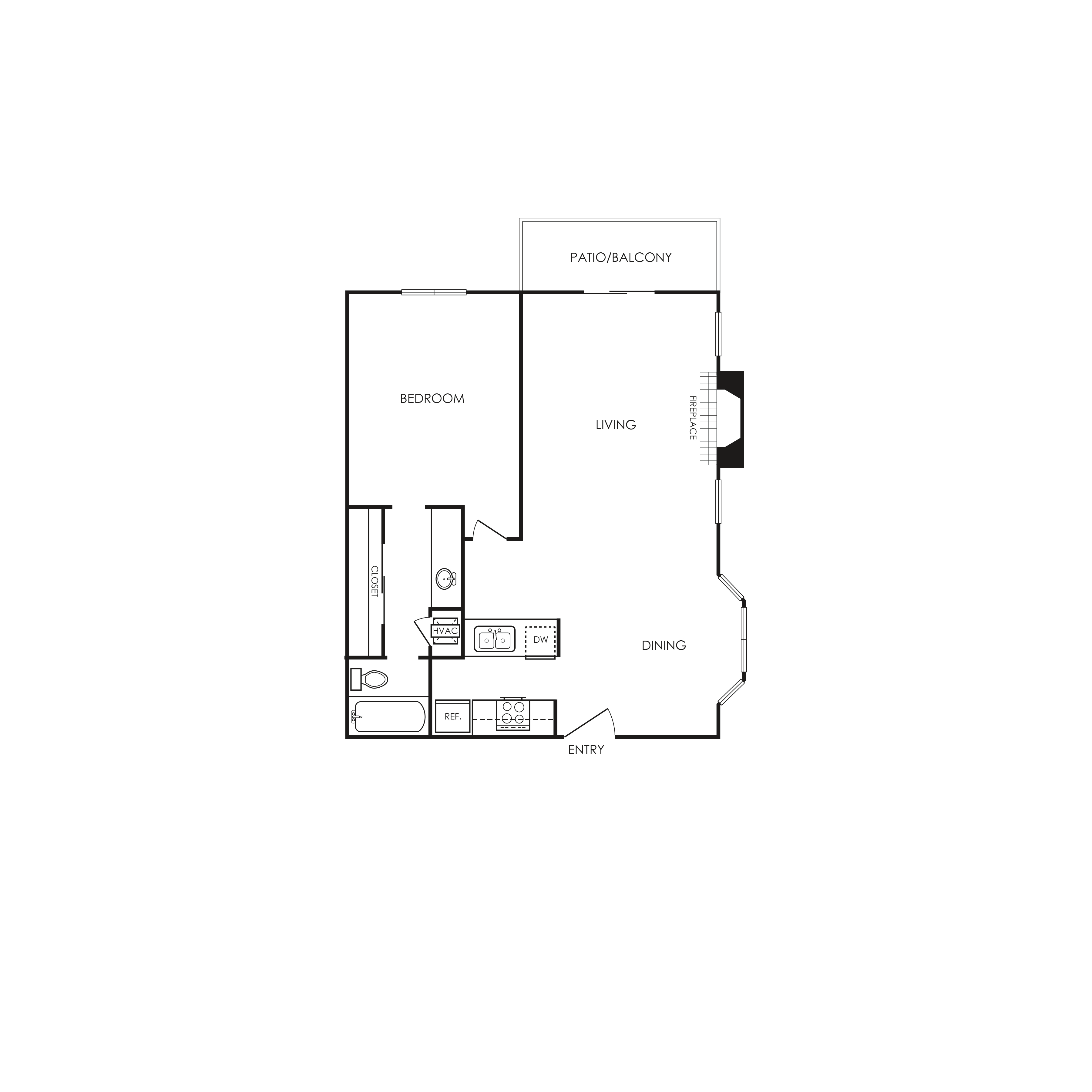 A2 floor plan