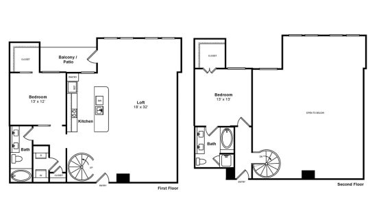 Swifty Skills Session Floor Plan Toscana Loft 2 Bed 2 Bath 1597 sqft