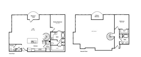 Swifty Skills Session Floor Plan Cabana Loft 2 Bed 2.5 Bath 1823 sqft
