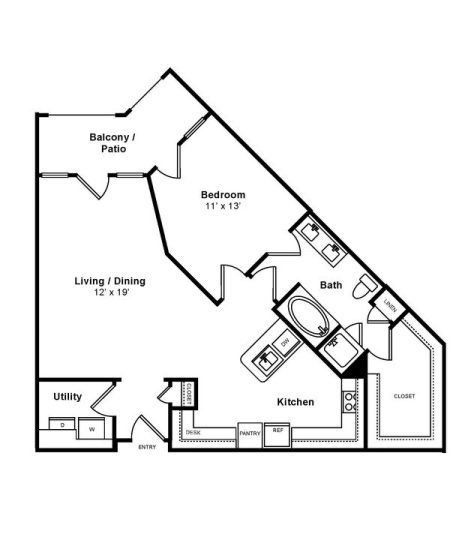 Swifty Skills Session Floor Plan Palmero 1 Bed 1 Bath 903 sqft