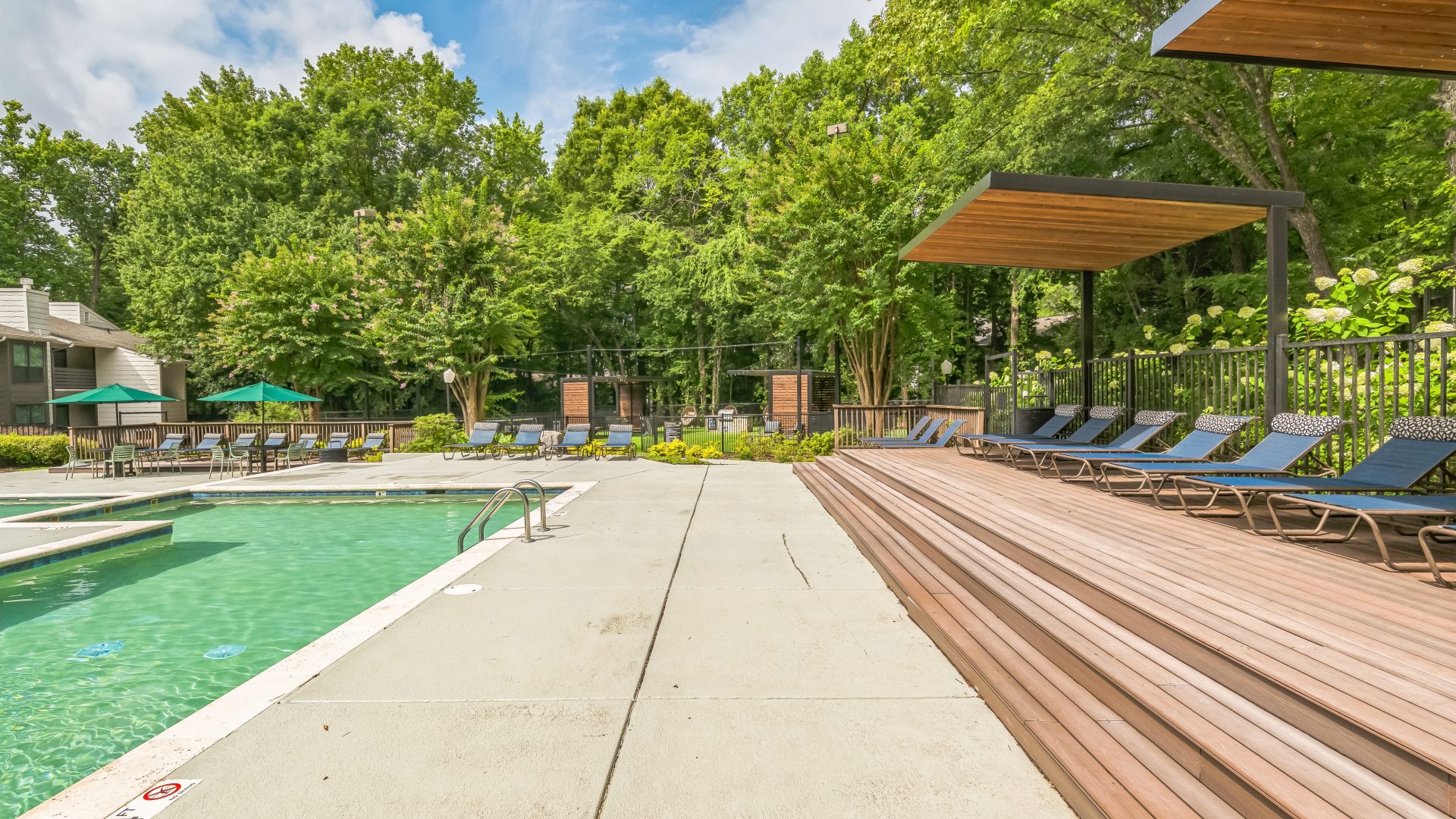 the pool at The  Marley