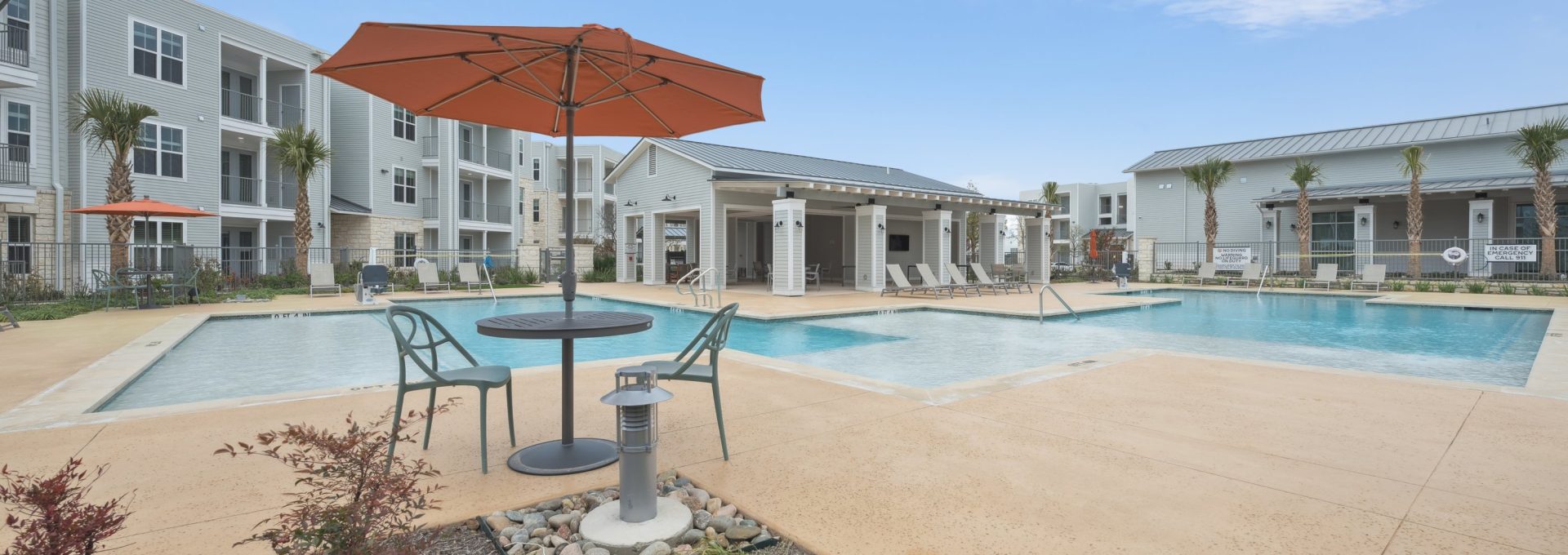 the pool at The Legacy at Veramendi