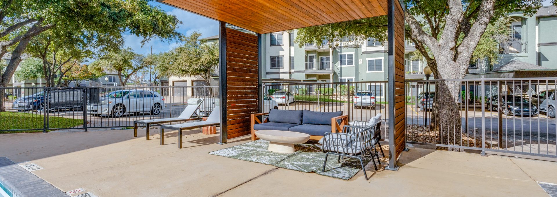 the patio area at The Stetson