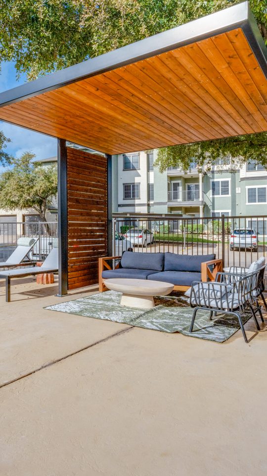 the patio area at The Stetson