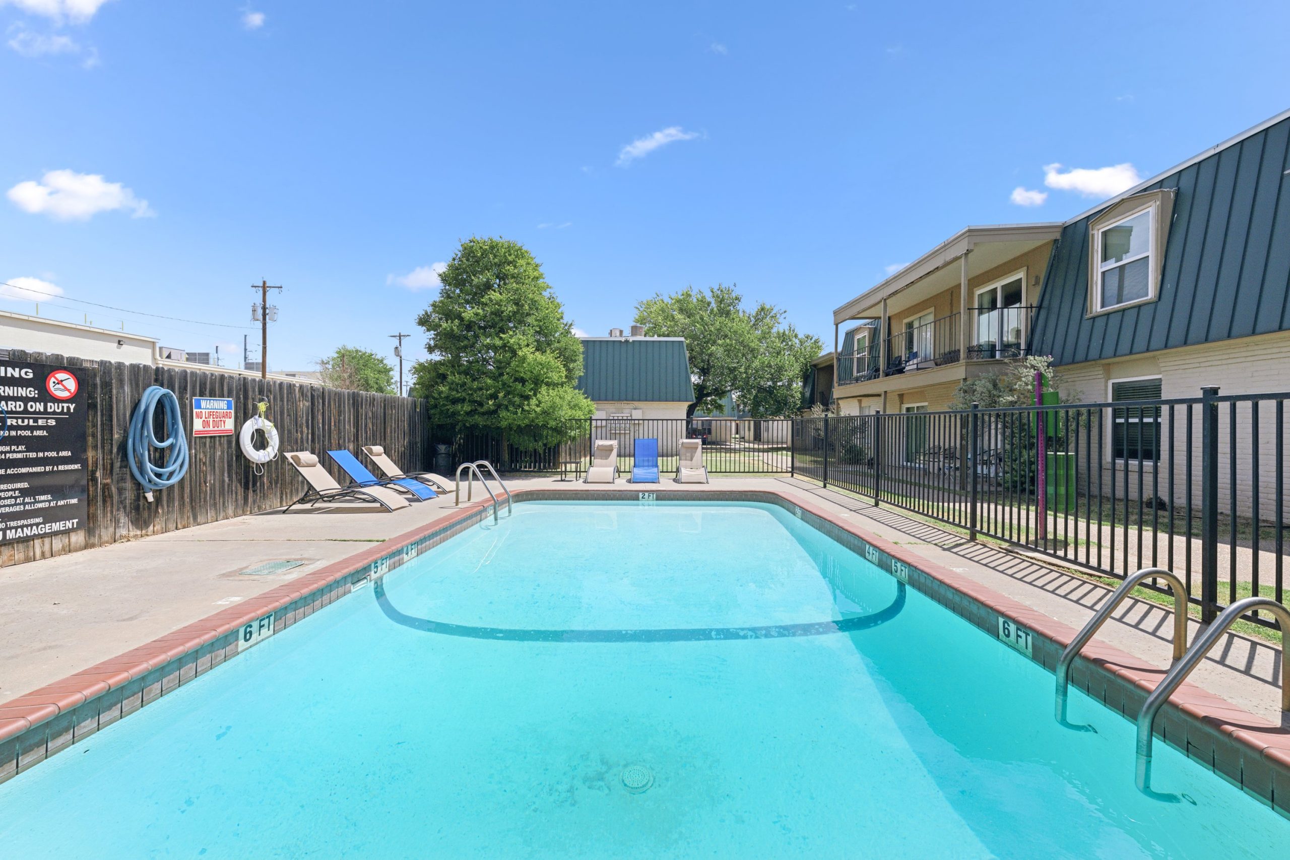 the pool at The Crestwood Terrace