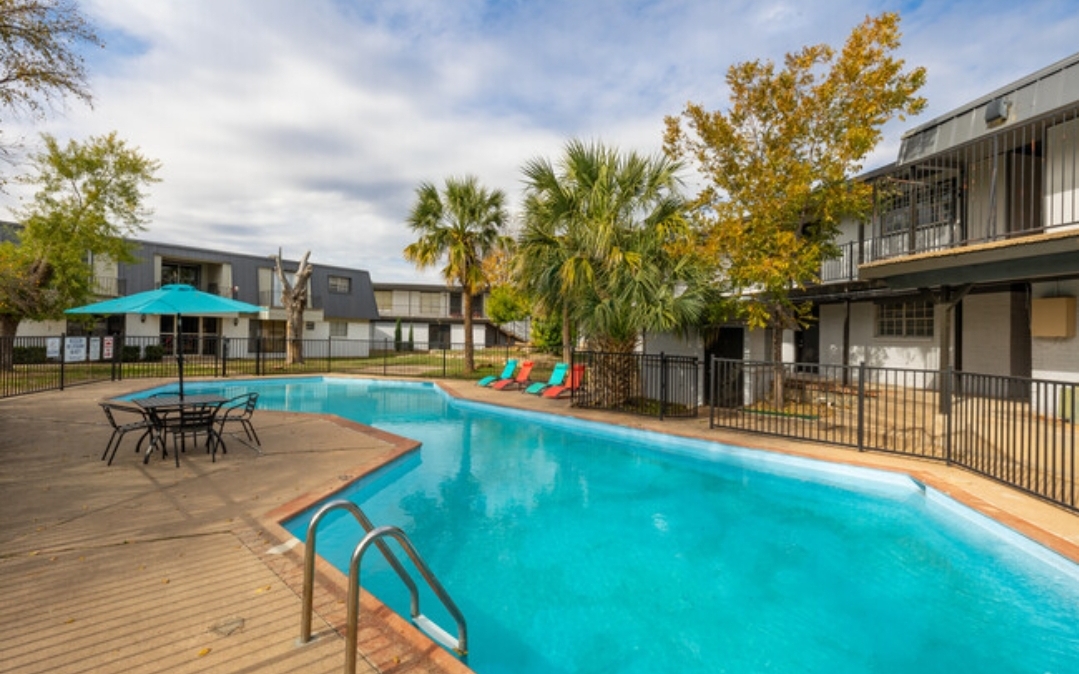 the pool at The Arden Arms Apartments