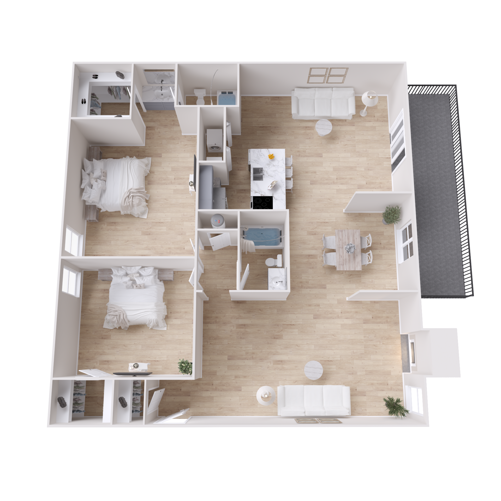 B4 - 3D Plan