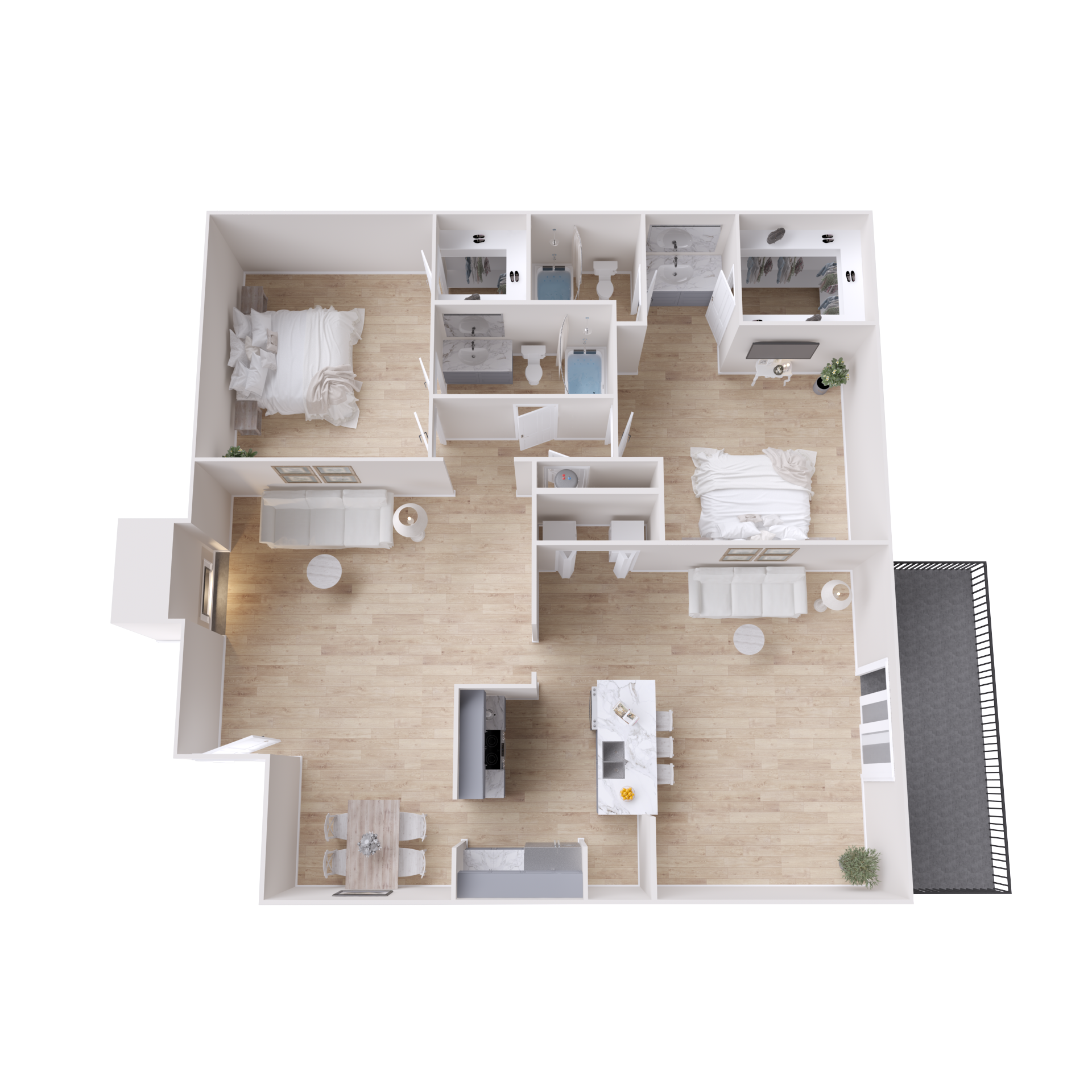 B6 - 3D Plan