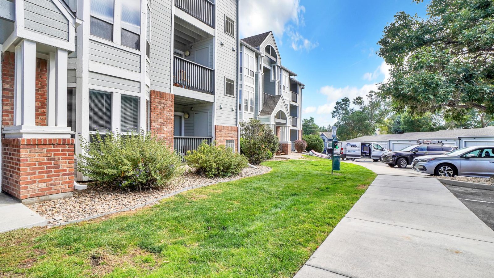 the apartment complex at The Residences at Bear Creek