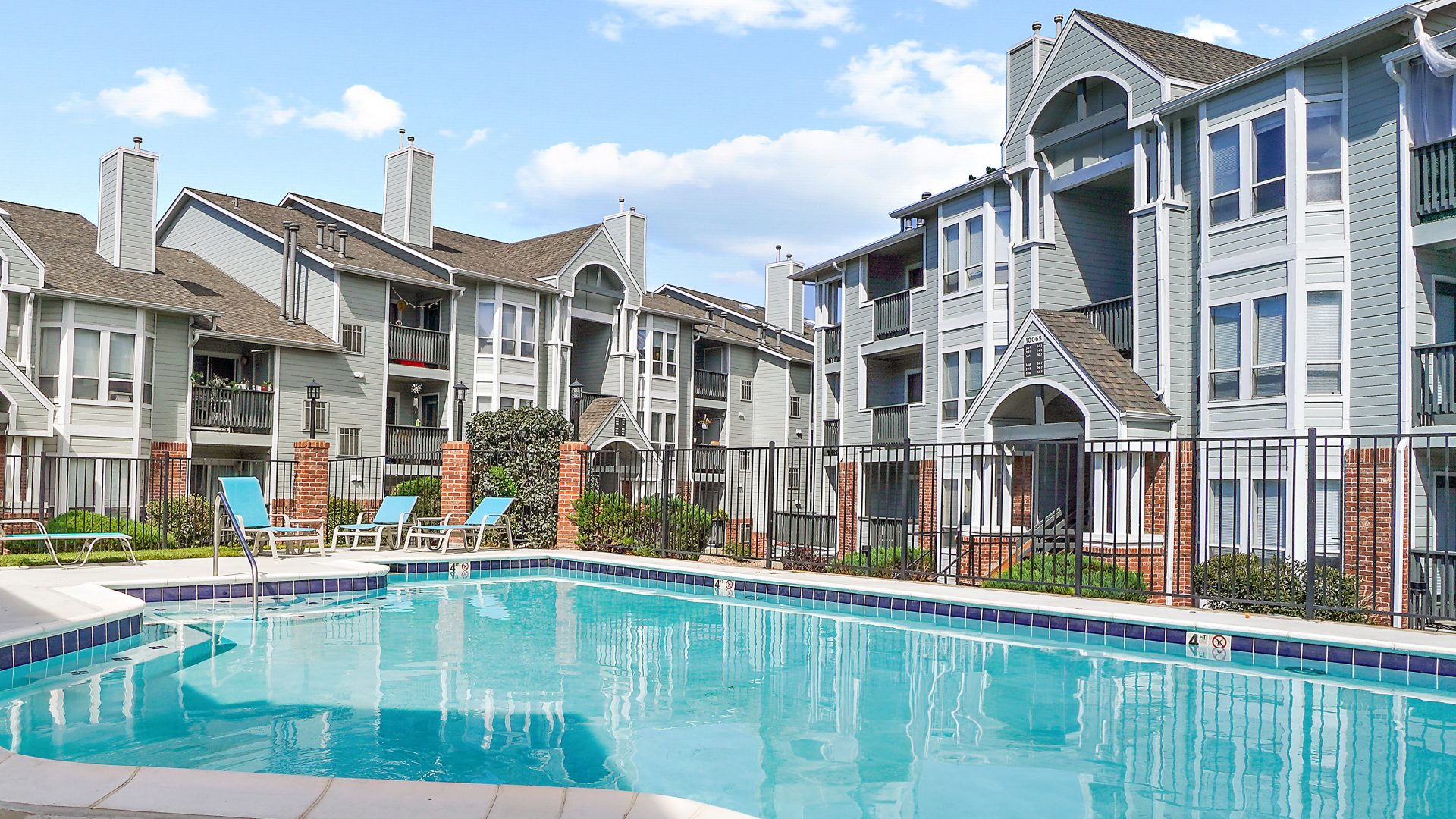 the pool at The Residences at Bear Creek