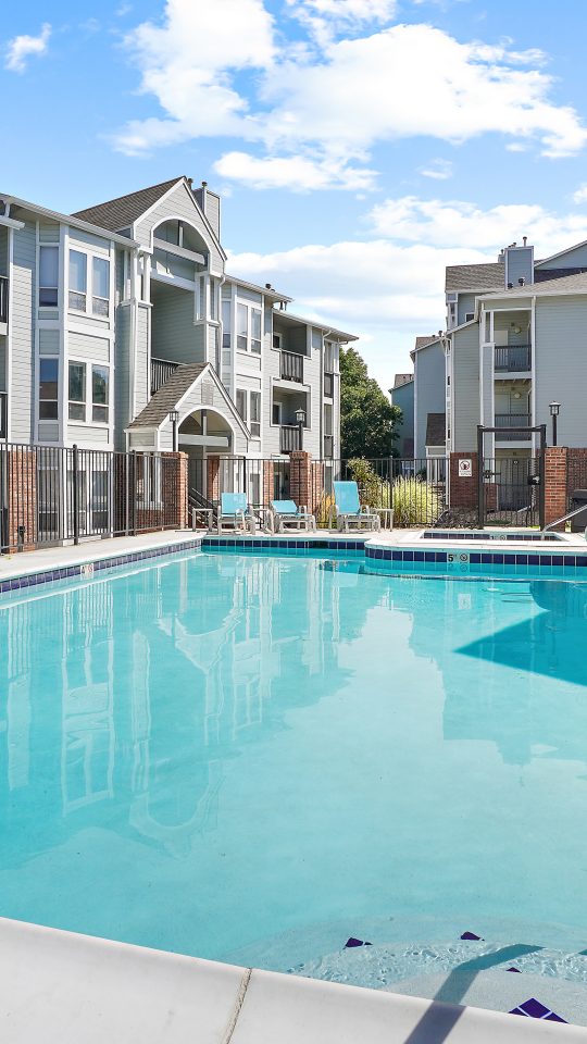 the pool at The Residences at Bear Creek