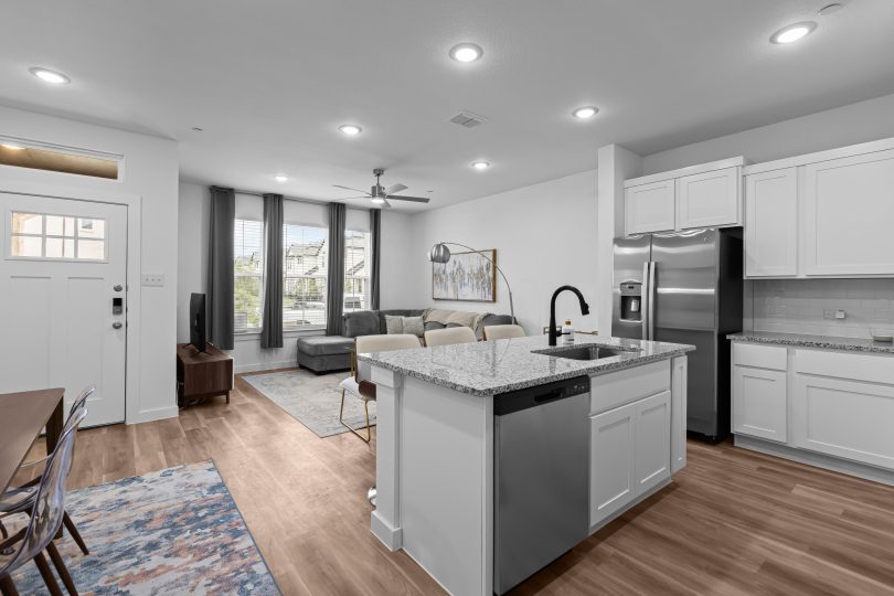 Furnished open concept home at The Villas at Bardin