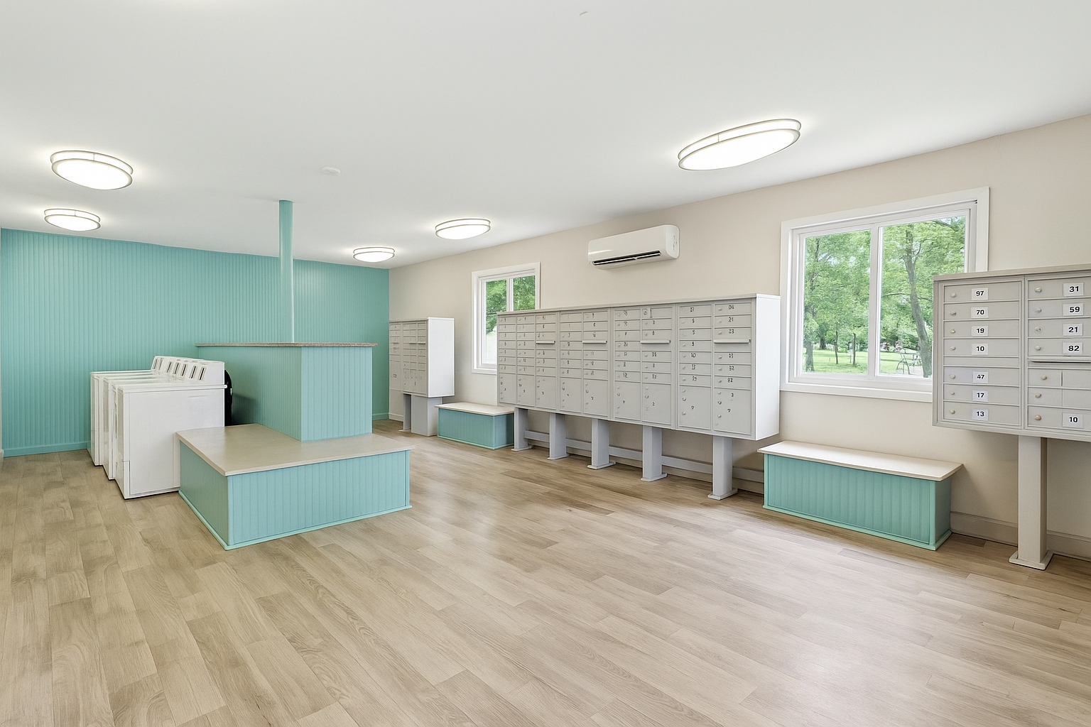 a room that has a lot of furniture in it