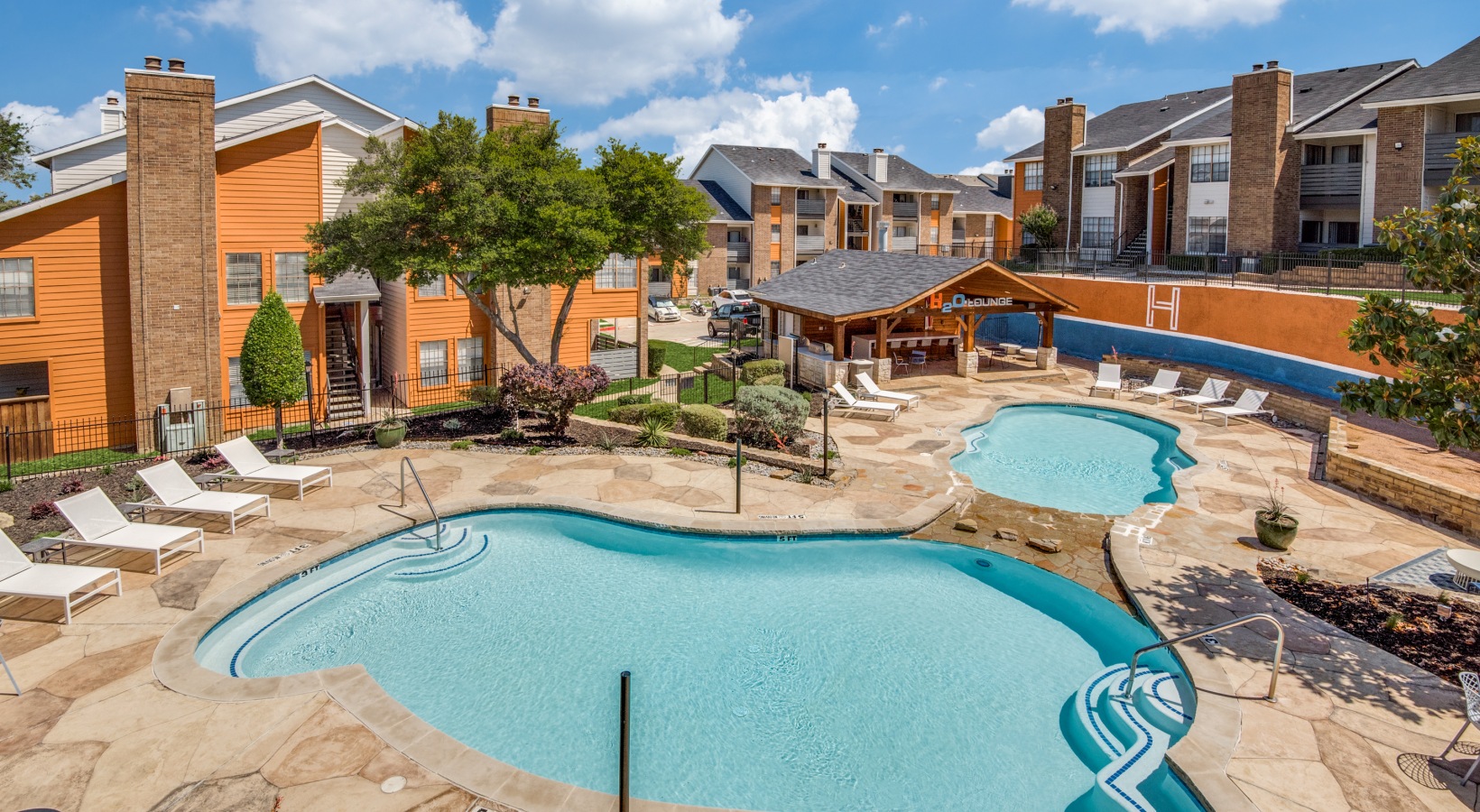 the pool at The Hudson