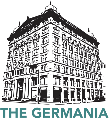 the germania hotel logo at The Germania Apartments