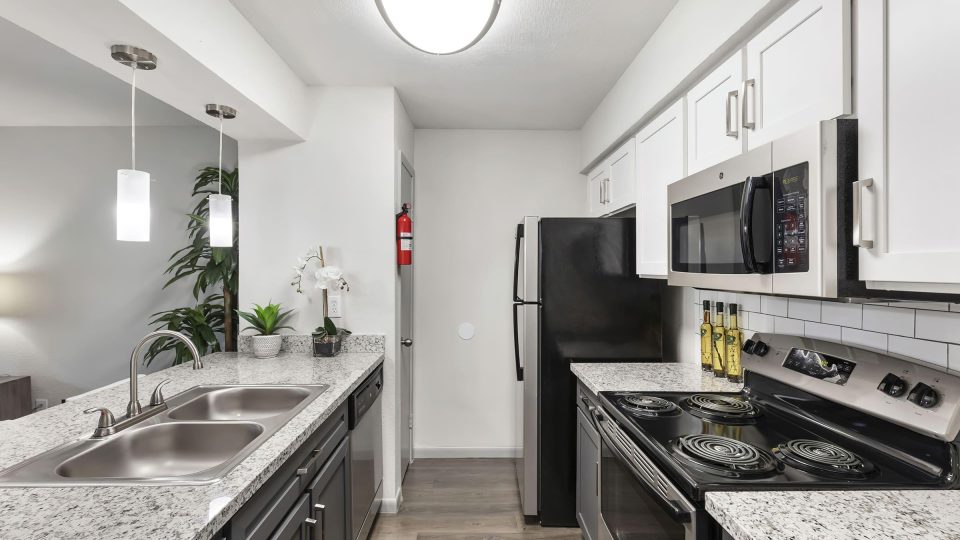 kitchen at The  Adelene