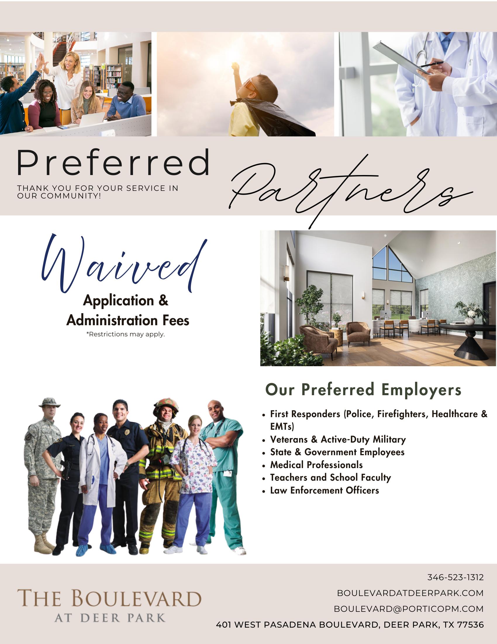 Preferred Employers Program Flyer