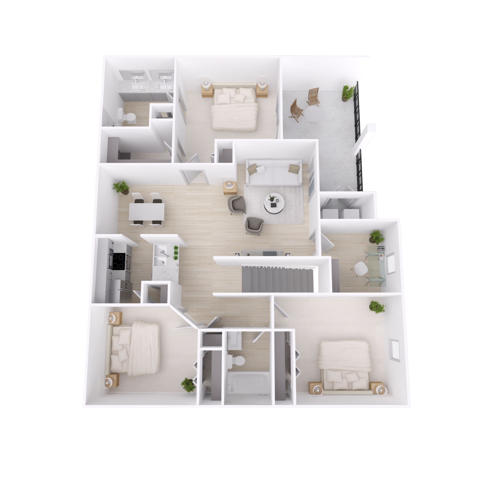C4 - 3D Plan