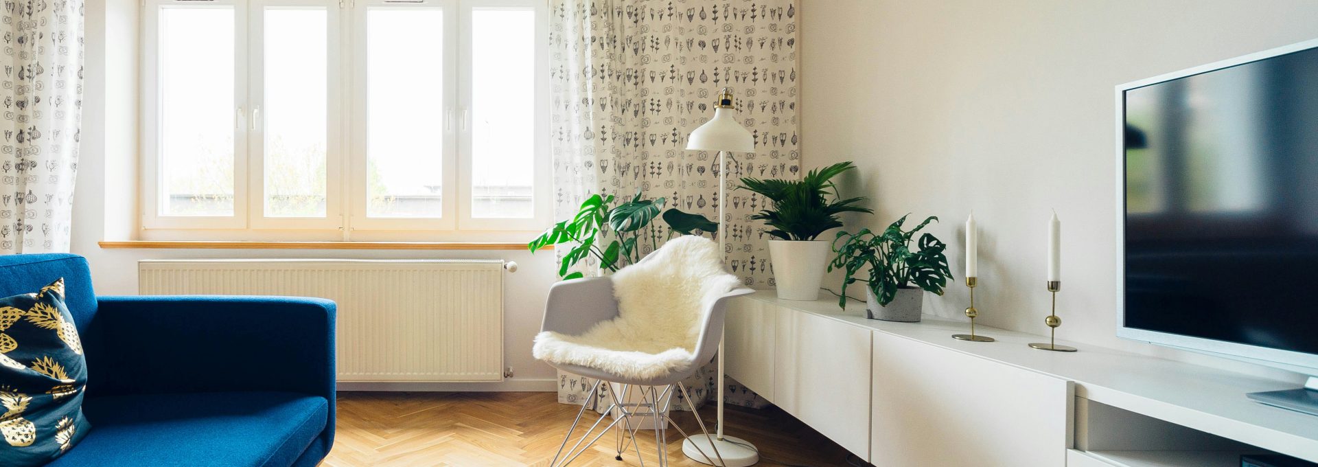 flat screen monitor inside room