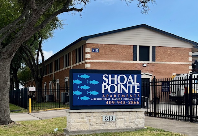 a sign on the side of a building