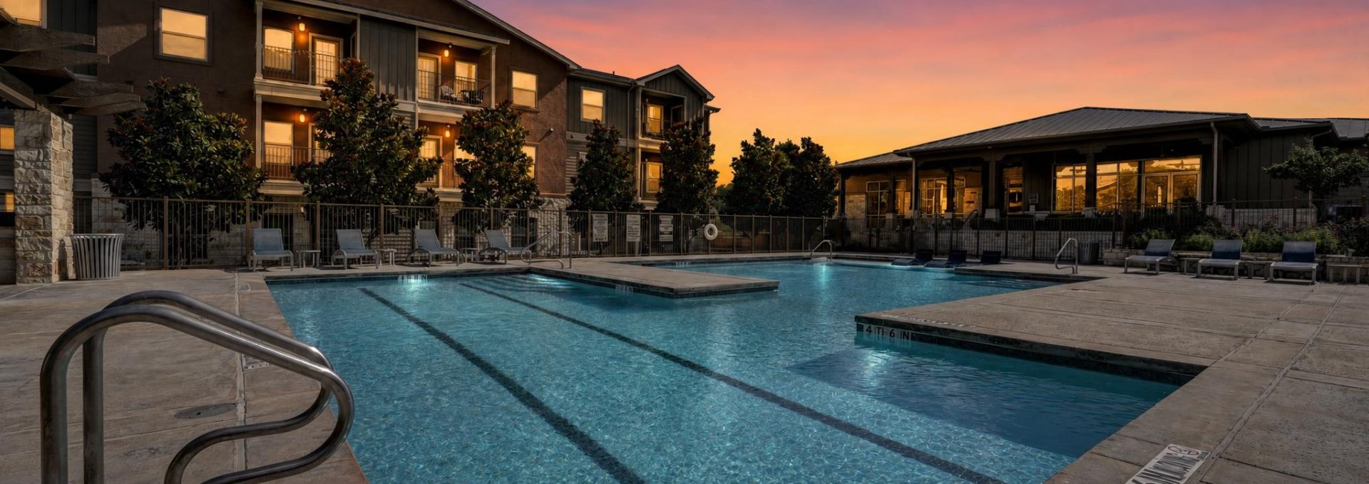 Swimming Pool and Leasing Office