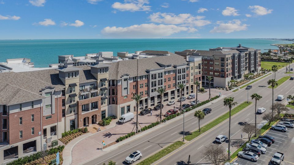 the oceanfront condo complex in corpus christi at The Alexa