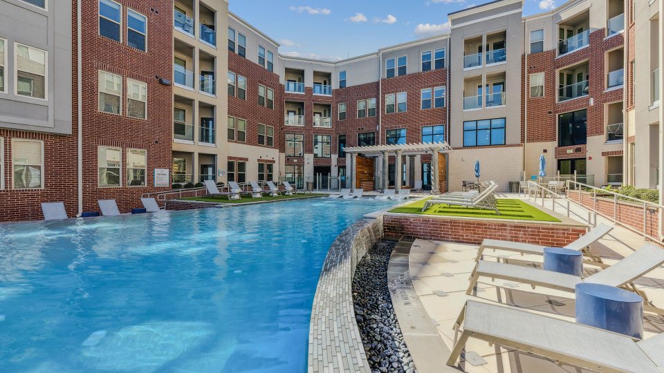 the pool at The Alexa