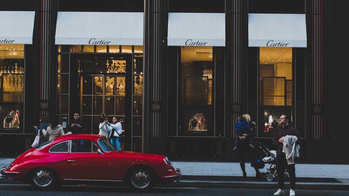 Vintage car at the street