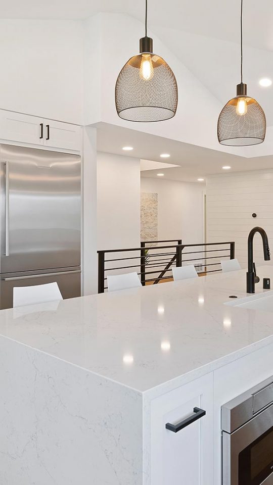 Kitchen view with closet