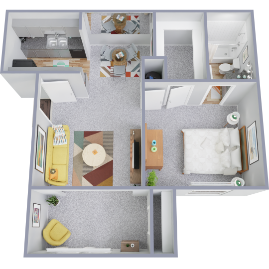 a kitchen filled with lots of clutter and clutter