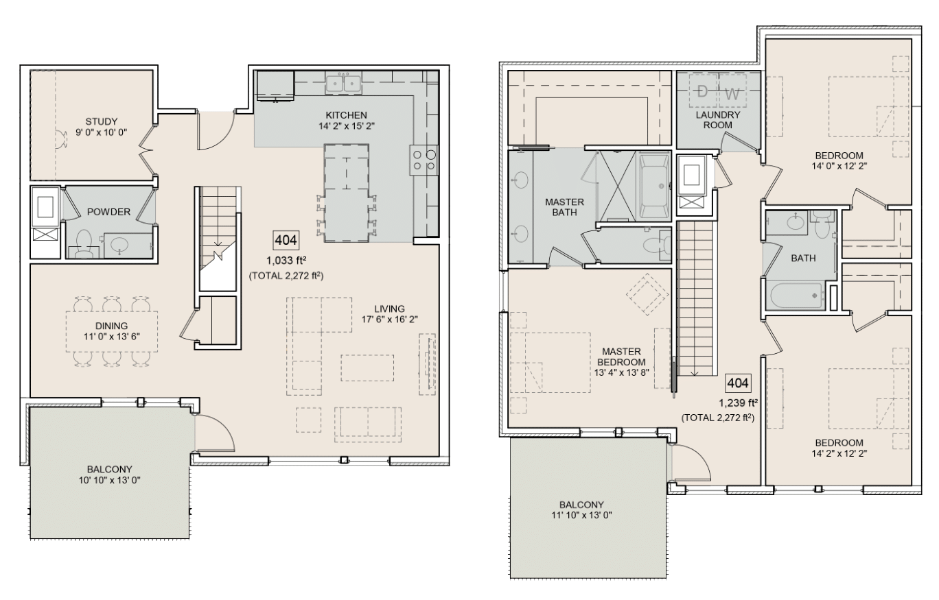 The Bower Floorplan Hemmingway 404