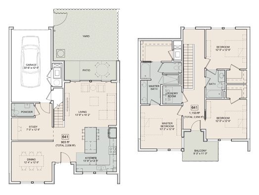 The Bower Floorplan Pearson 641