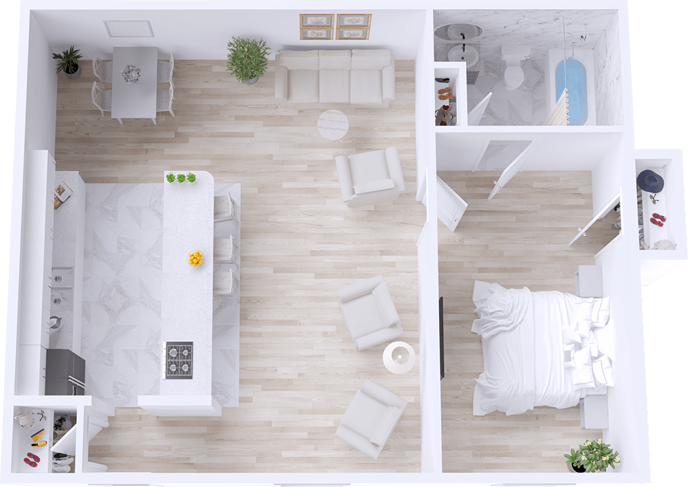 Rio Villas 1 bed 1 bath