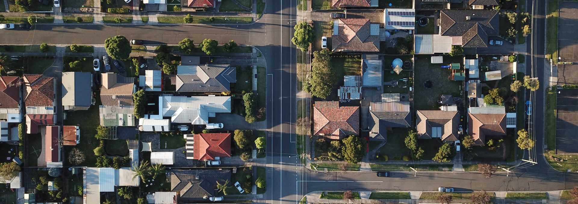 top-view photography of houses at daytime