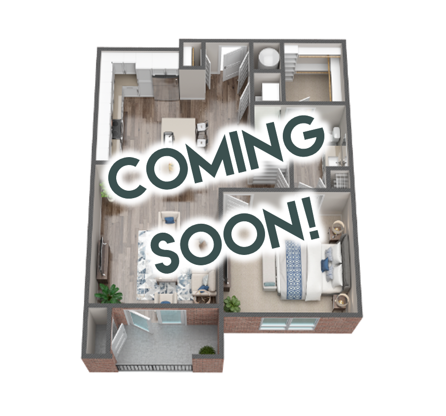 1 Bed 1 Bath - Downloadable Image