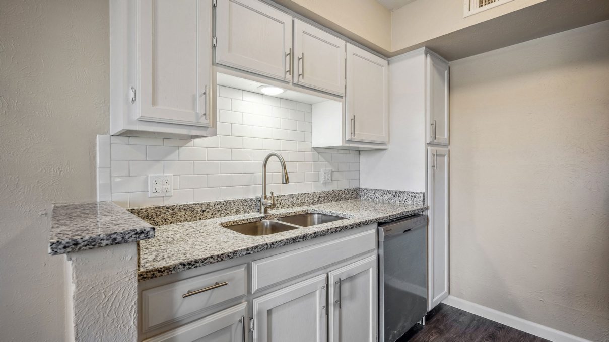 Recently renovated kitchen at The Magnolia on 4th