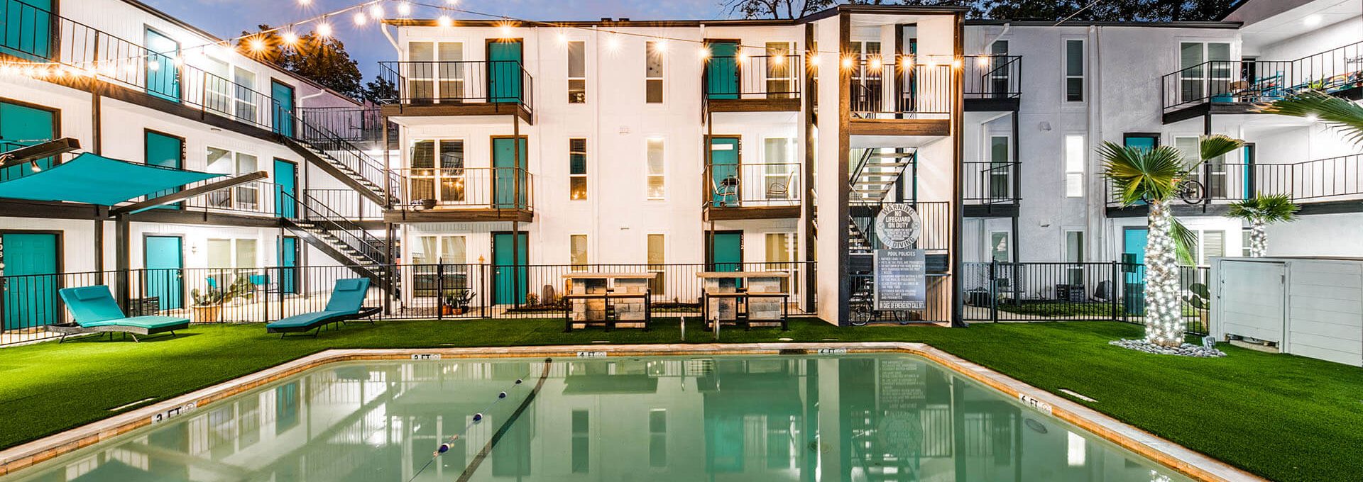 The Prescott Exterior Pool Front