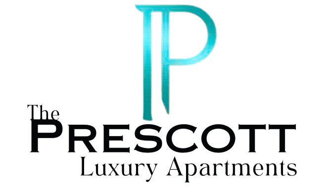 the prescott luxury apartments logo at The  Prescott