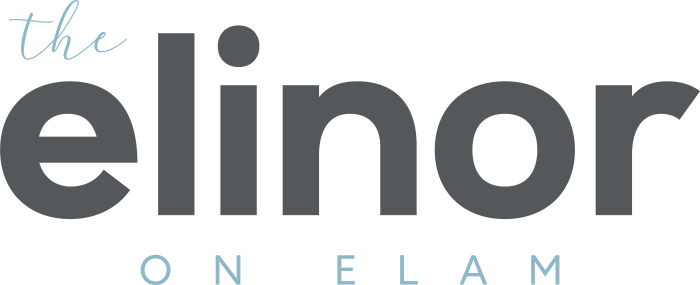 The Elinor on Elam logo, color version