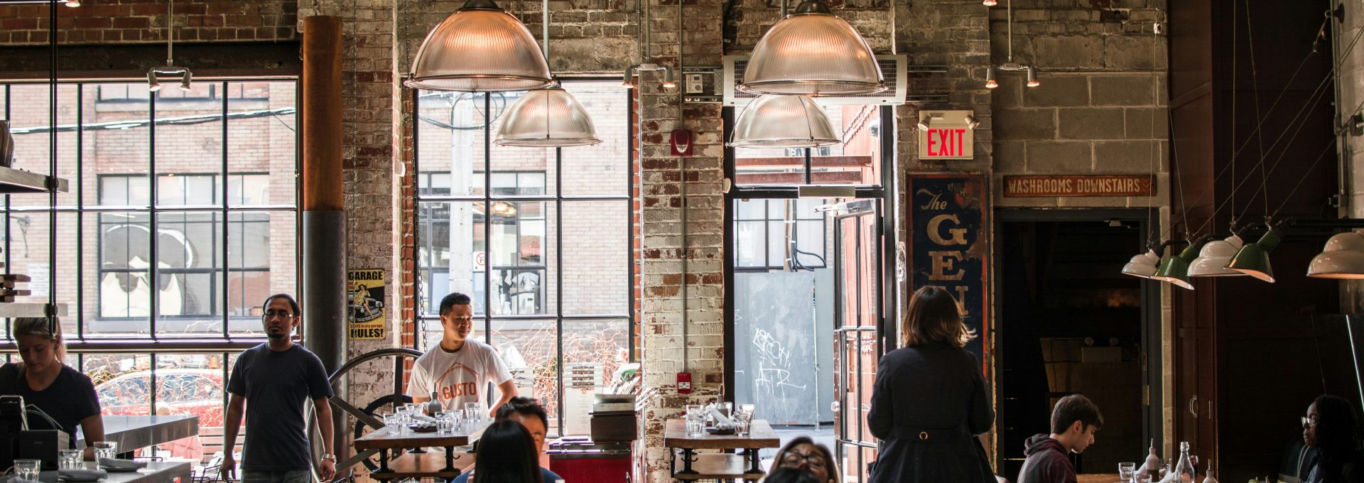 people at restaurant