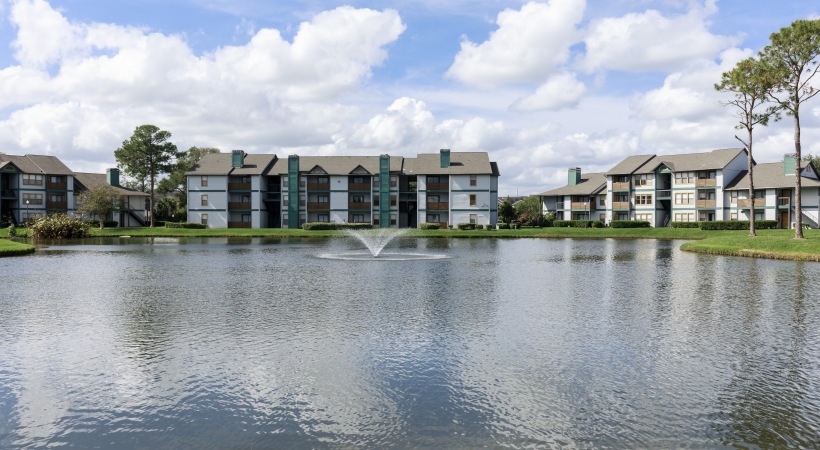 the lake at The Lorenzo